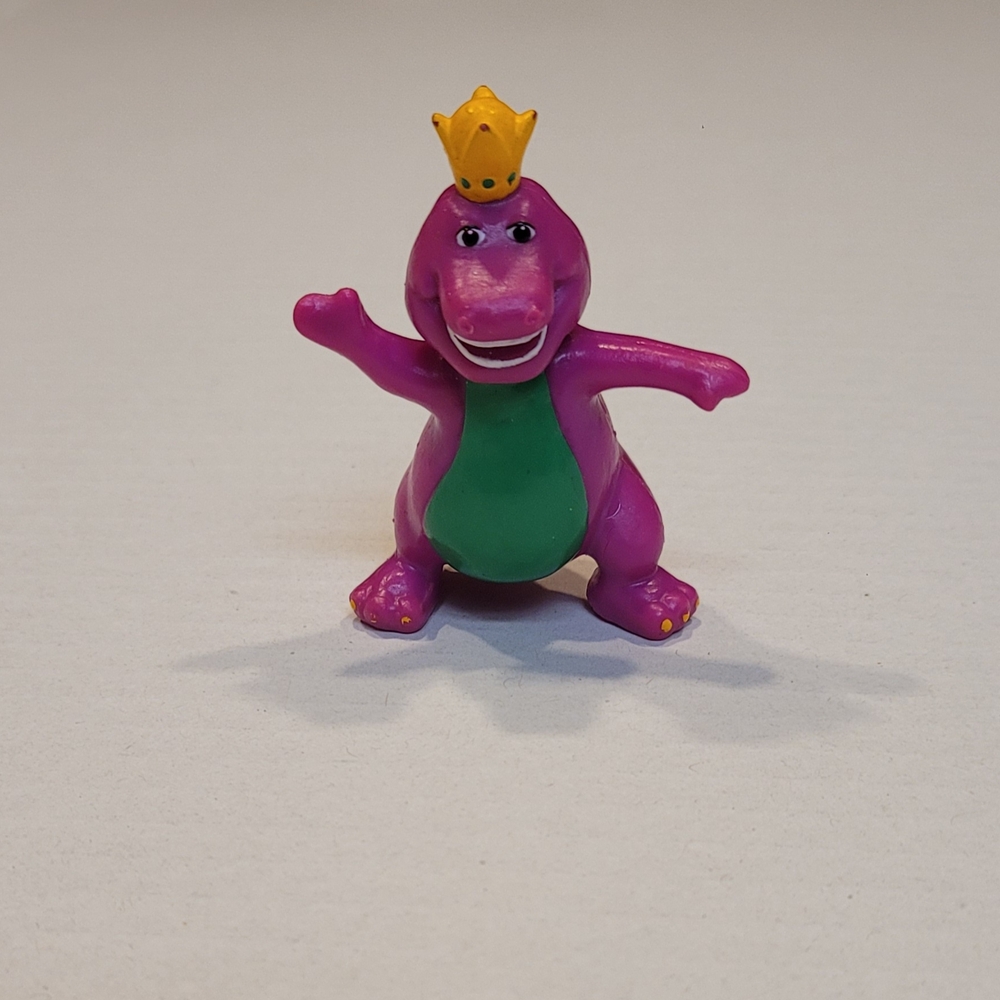 Barney Action Figure with Yellow Crown